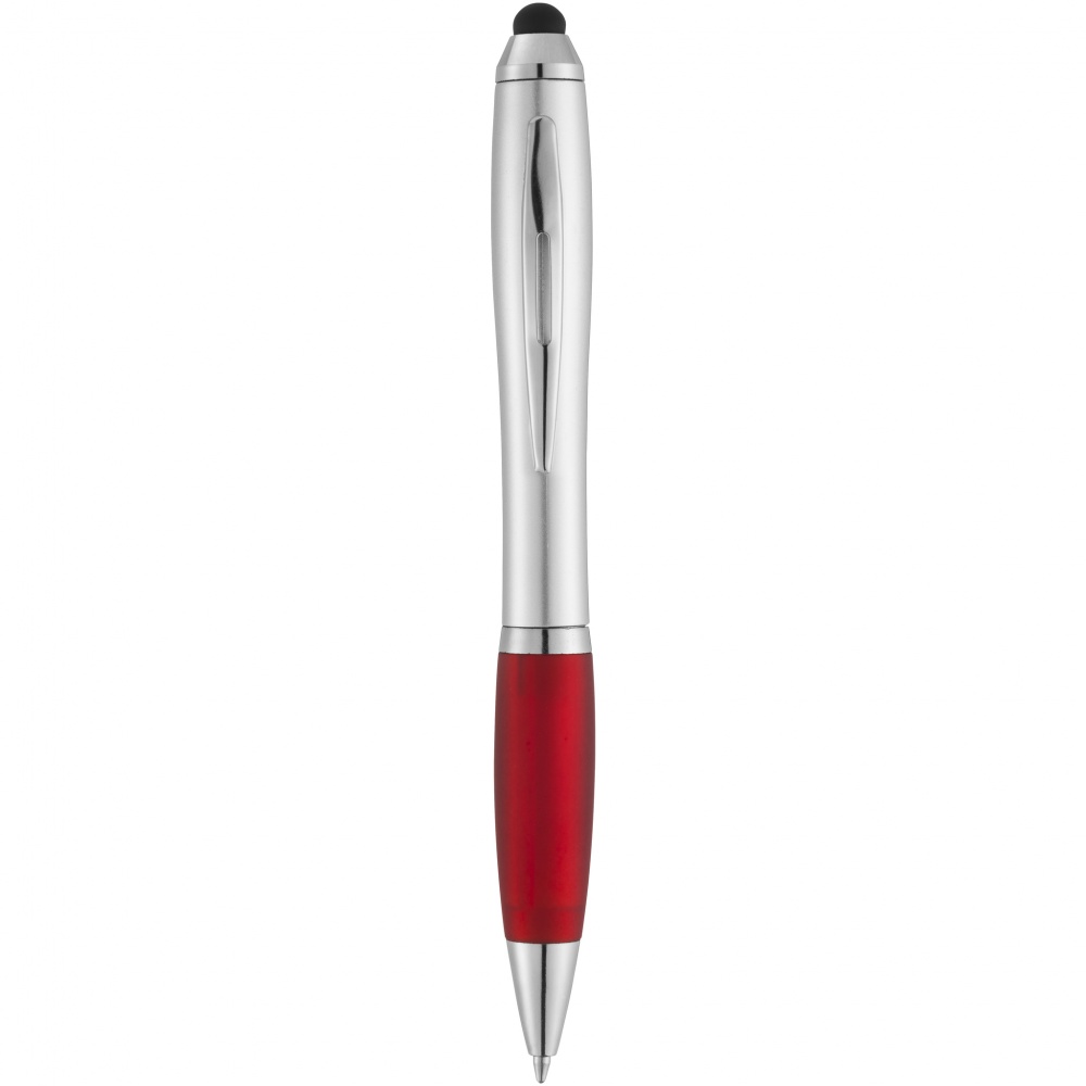 Лого трейд pекламные подарки фото: Шариковая ручка-стилус Nash, красный