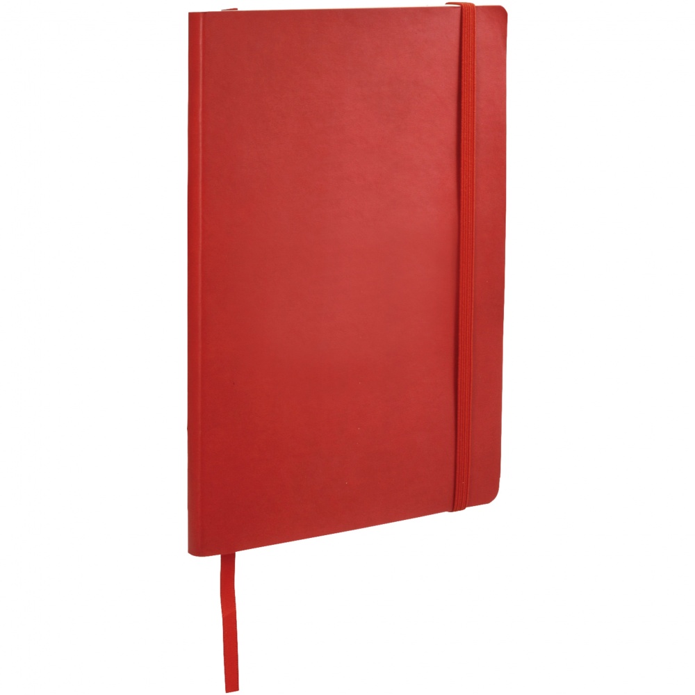 Логотрейд pекламные продукты картинка: Классический блокнот с мягкой обложкой, красный