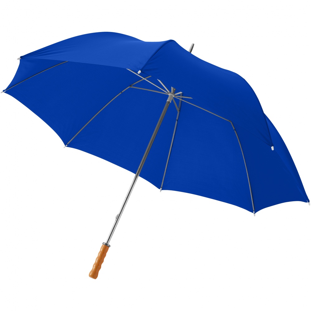 Логотрейд pекламные подарки картинка: Зонт Karl 30", темно-синий