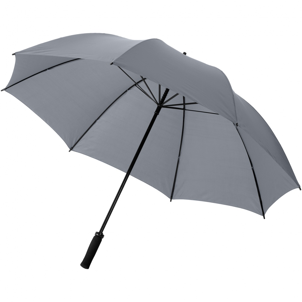 Лого трейд pекламные cувениры фото: Зонтик-трость Yfke 30" с ручкой из ЭВА , серый