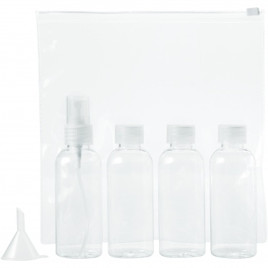 Логотрейд pекламные подарки картинка: Одобренный дорожный набор бутылок для полетов, белый