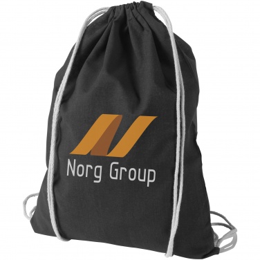 Лого трейд бизнес-подарки фото: Хлопоковый рюкзак Oregon, чёрный