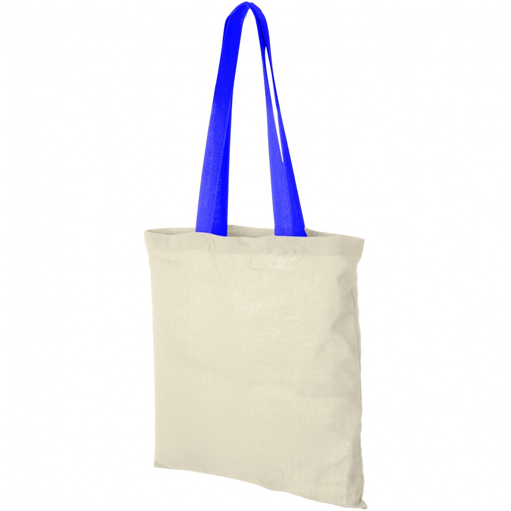Лого трейд pекламные cувениры фото: Хлопковая сумка Nevada, светло-синяя