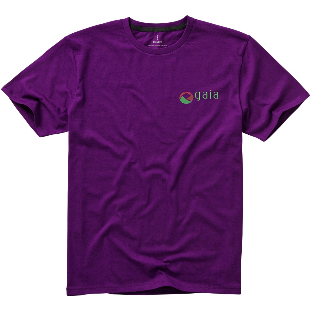 Лого трейд бизнес-подарки фото: Футболка с короткими рукавами Nanaimo, фиолетовый