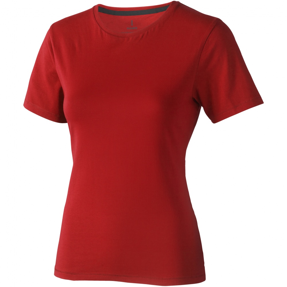 Логотрейд pекламные cувениры картинка: Женская футболка с короткими рукавами Nanaimo, красный