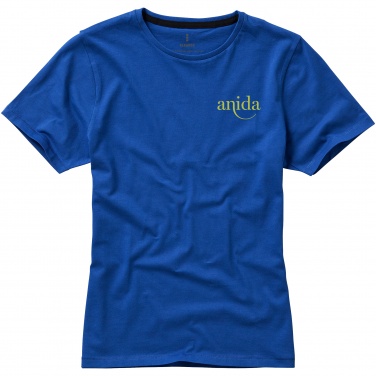 Лого трейд pекламные продукты фото: Женская футболка с короткими рукавами Nanaimo, синий