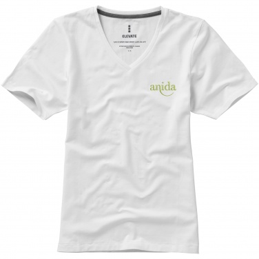 Лого трейд pекламные подарки фото: Женская футболка с короткими рукавами Kawartha, белый