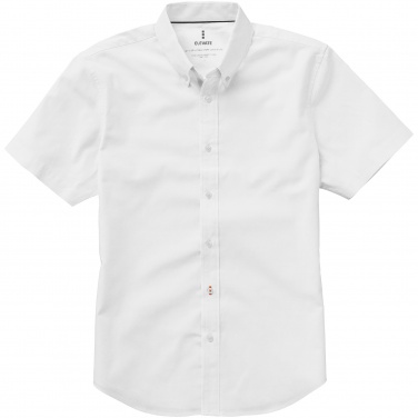 Логотрейд pекламные cувениры картинка: Рубашка с короткими рукавами Manitoba, белый