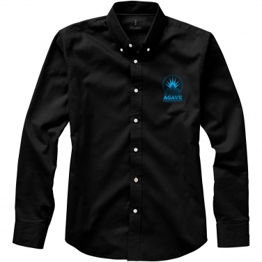 Логотрейд pекламные продукты картинка: Рубашка с длинными рукавами Vaillant, черный