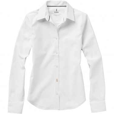 Логотрейд бизнес-подарки картинка: Женская рубашка с короткими рукавами Vaillant, белый