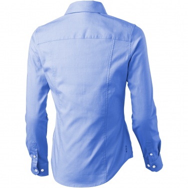Лого трейд pекламные подарки фото: Женская рубашка с короткими рукавами Vaillant, голубой
