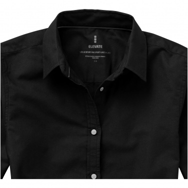 Лого трейд pекламные cувениры фото: Женская рубашка с короткими рукавами Vaillant, черный