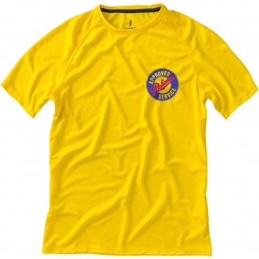 Лого трейд pекламные cувениры фото: Футболка с короткими рукавами Niagara, желтый