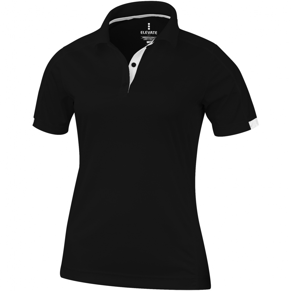 Лого трейд бизнес-подарки фото: Женская рубашка поло с короткими рукавами Kiso
