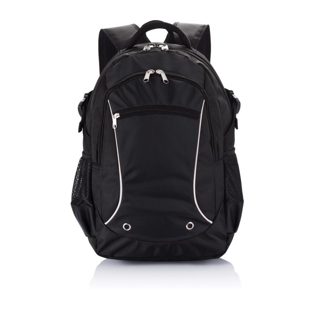 Лого трейд pекламные cувениры фото: Рюкзак для ноутбука Denver, без ПВХ, черный