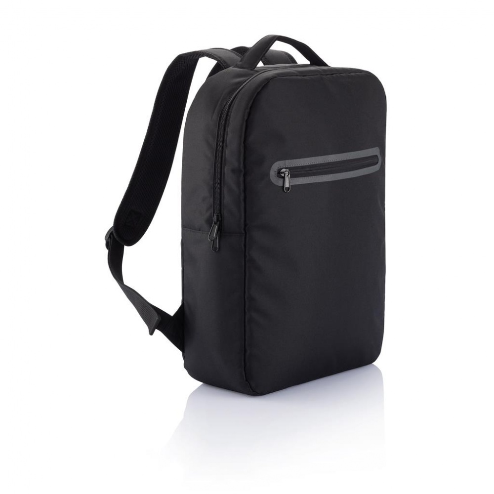 Логотрейд бизнес-подарки картинка: Рюкзак для ноутбука London, без ПВХ, черный