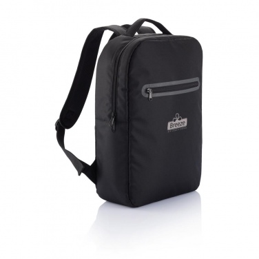 Логотрейд pекламные подарки картинка: Рюкзак для ноутбука London, без ПВХ, черный