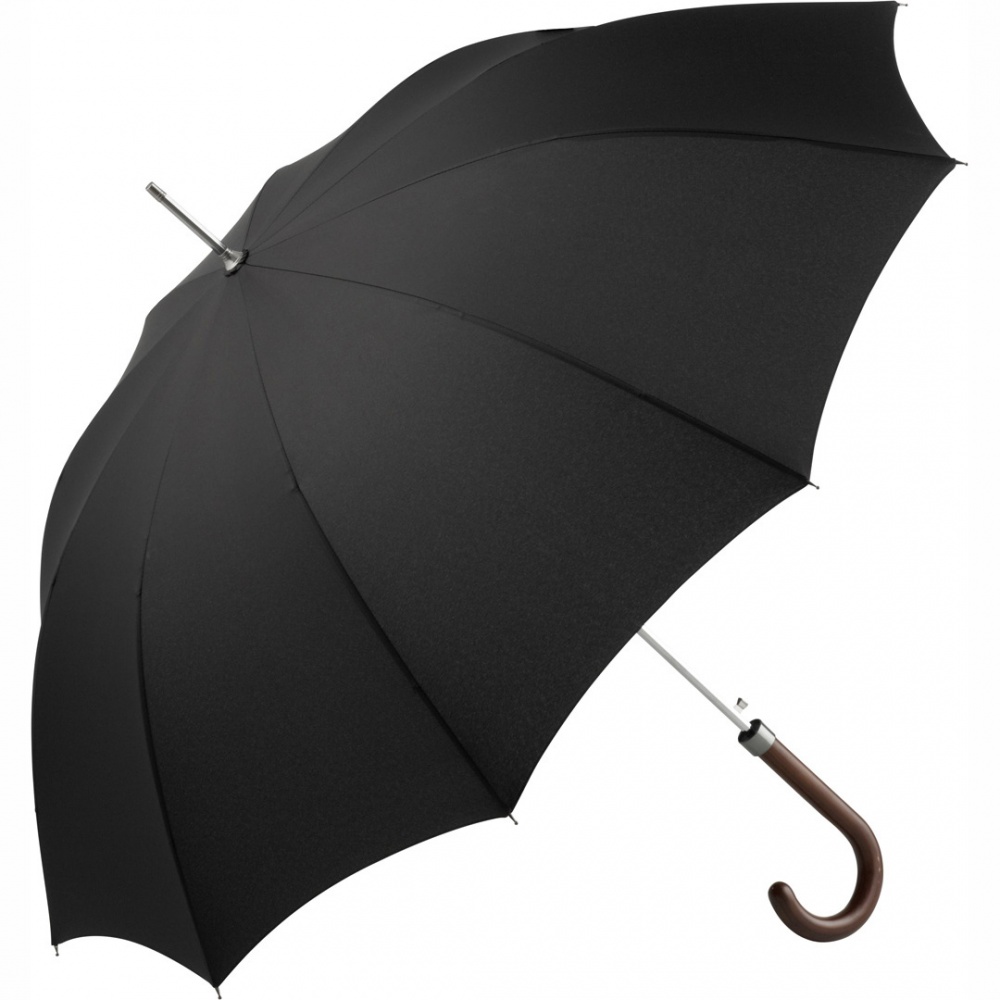 Логотрейд pекламные подарки картинка: Высококачественный зонт AC FARE®-Classic 1130, черный