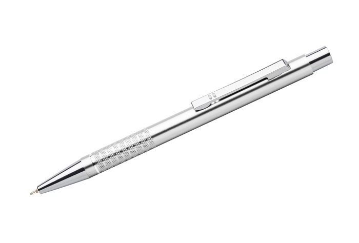 Лого трейд pекламные cувениры фото: Шариковая ручка Bonito, серебтистый