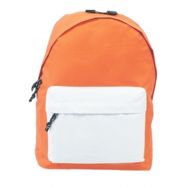 Лого трейд бизнес-подарки фото: Рюкзак, оранжевый / белый