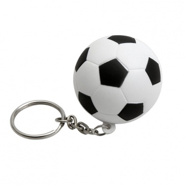 Логотрейд бизнес-подарки картинка: Футбольный мяч для снятия стресса, белый