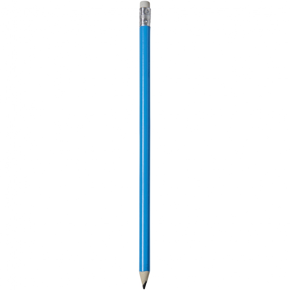 Лого трейд pекламные cувениры фото: Alegra pencil/col barrel - PBL, светло-синий