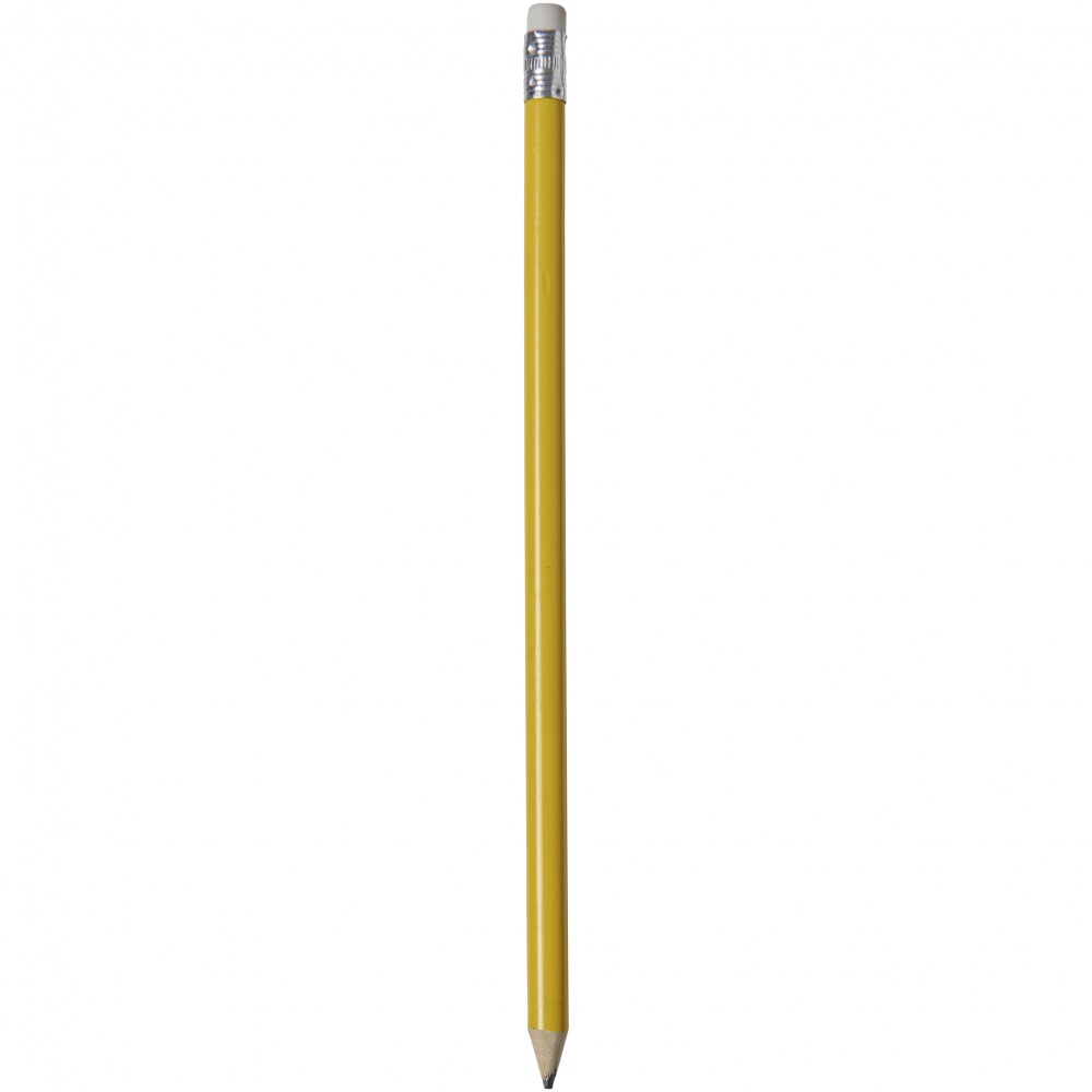 Логотрейд pекламные подарки картинка: Alegra pencil/col barrel - YW, жёлтый