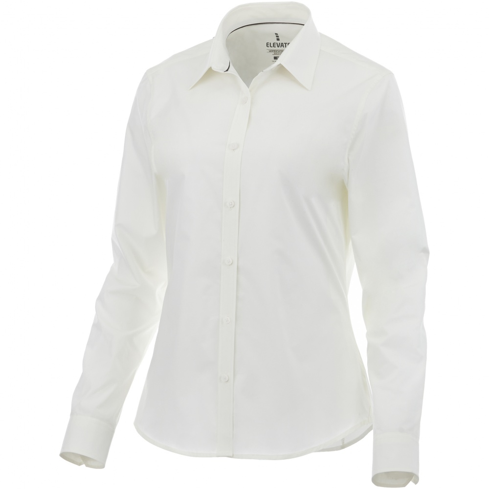 Лого трейд pекламные cувениры фото: Hamell ladies shirt, белый, XS