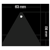 Логотрейд pекламные продукты картинка: Треугольный отражатель 1