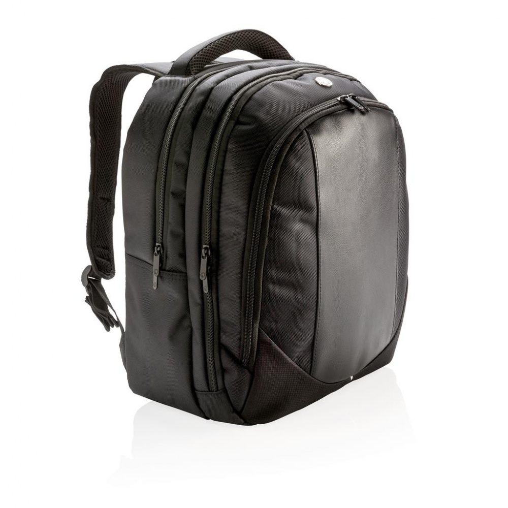 Логотрейд бизнес-подарки картинка: Рюкзак для ноутбука Swiss Peak, чёрный