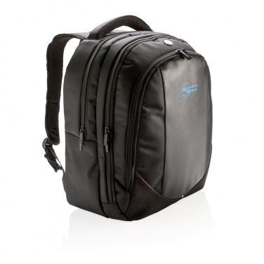 Лого трейд бизнес-подарки фото: Рюкзак для ноутбука Swiss Peak, чёрный