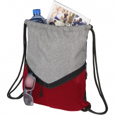 Voyager drawstring backpack, красный