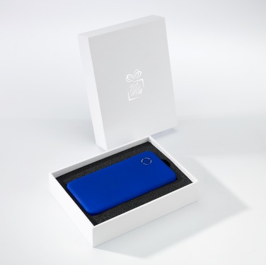 Лого трейд бизнес-подарки фото: Внешний аккумулятор RAY 4000 мАч, синий