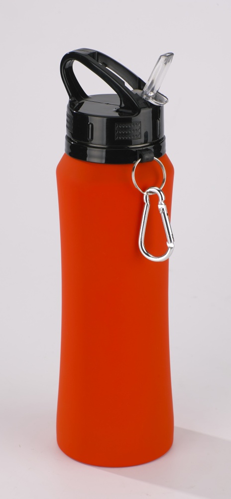 Логотрейд бизнес-подарки картинка: Бутылка для воды Colorissimo, 700 мл, оранжевый