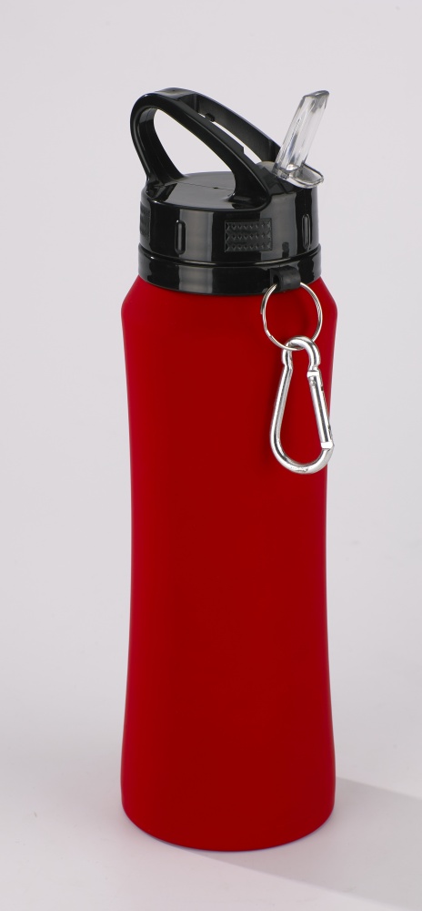 Логотрейд pекламные подарки картинка: Бутылка для воды Colorissimo, 700 мл, красный