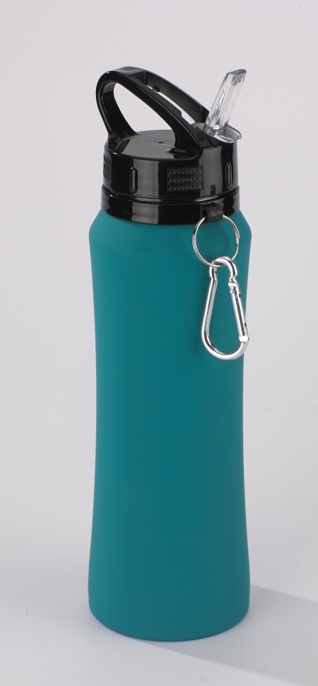 Логотрейд pекламные cувениры картинка: Бутылка для воды Colorissimo, 700 мл, бирюзовый