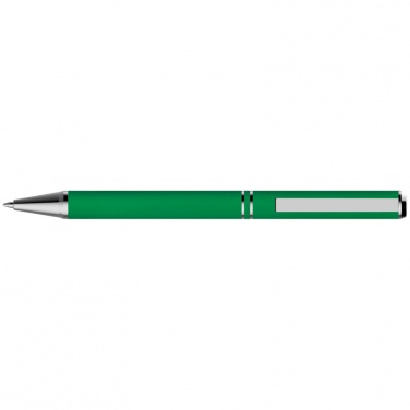 Логотрейд бизнес-подарки картинка: Металлическая ручка, зеленый