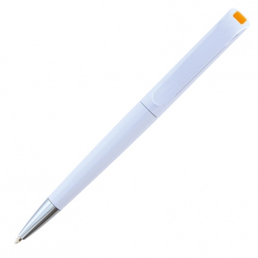Лого трейд pекламные подарки фото: Пластмассовая ручка Justany, oранжевый
