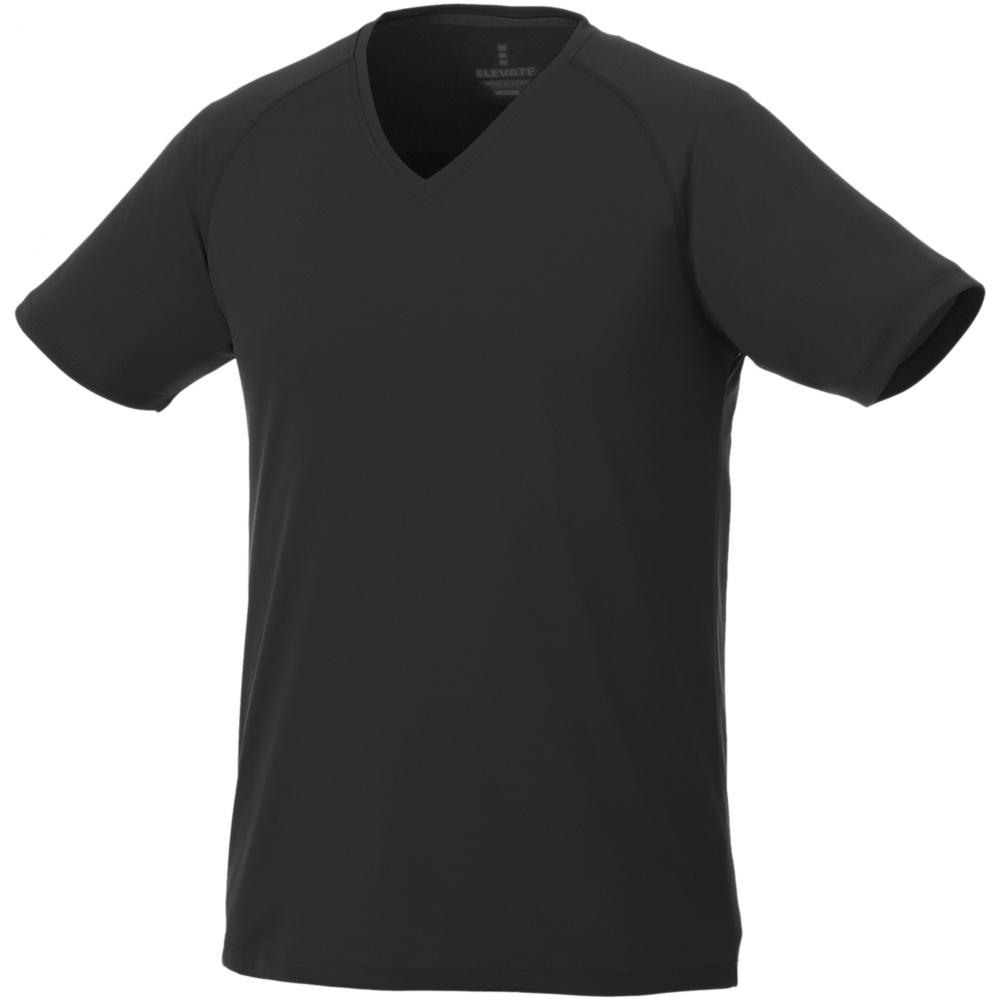 Логотрейд бизнес-подарки картинка: Модная мужская футболка Amery, чёрная