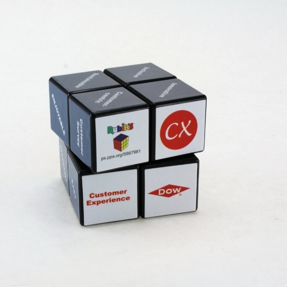 Логотрейд pекламные подарки картинка: 3D кубик Рубика, 2x2