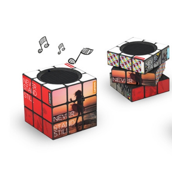 Лого трейд pекламные cувениры фото: Bluetooth колонки "Кубик Рубика"