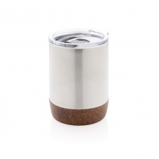Вакуумная термокружка Cork для кофе, 180 мл, серебряный