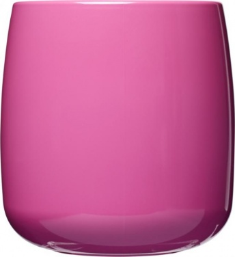 Лого трейд бизнес-подарки фото: Классическая пластмассовая кружка, 300 мл, розовая