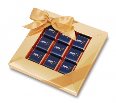 Логотрейд бизнес-подарки картинка: 9 mini šokolaadibatooni kinkekarbis