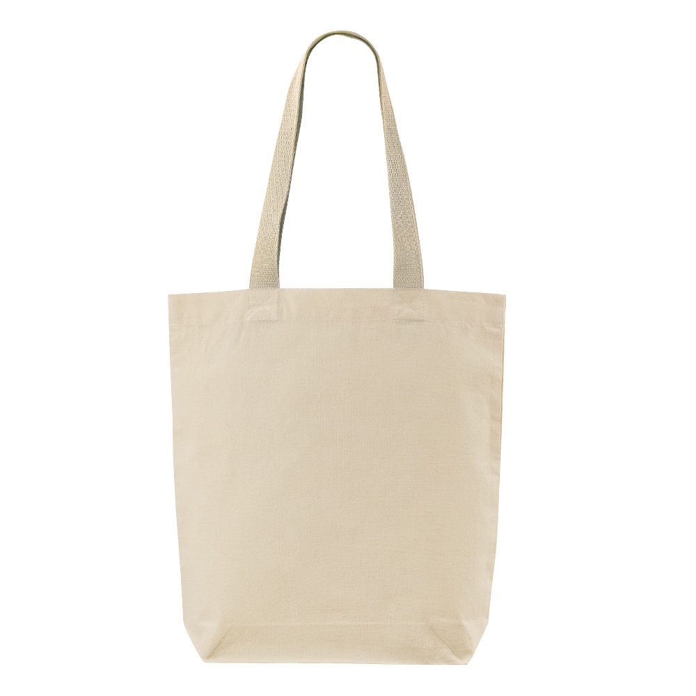 Лого трейд бизнес-подарки фото: Хлопчатобумажная сумка, бежевый