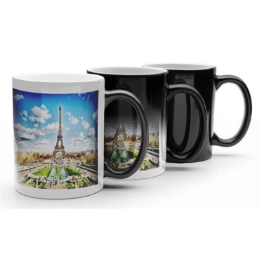 Лого трейд бизнес-подарки фото: Чашка сублимационная Magic Mug, белая