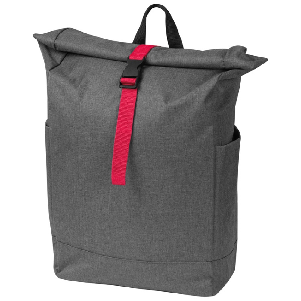 Логотрейд pекламные продукты картинка: Рюкзак с цветными элементами, красный