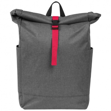 Логотрейд бизнес-подарки картинка: Рюкзак с цветными элементами, красный