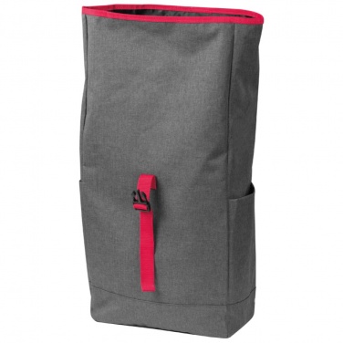 Лого трейд бизнес-подарки фото: Рюкзак с цветными элементами, красный