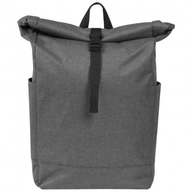 Логотрейд pекламные подарки картинка: Рюкзак с цветными элементами, черный/белый
